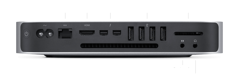 connectivite mac mini